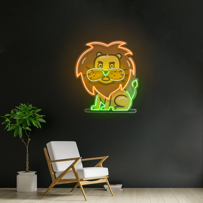 Stupid Lion Led Neon Sign Light Custom Led Signs