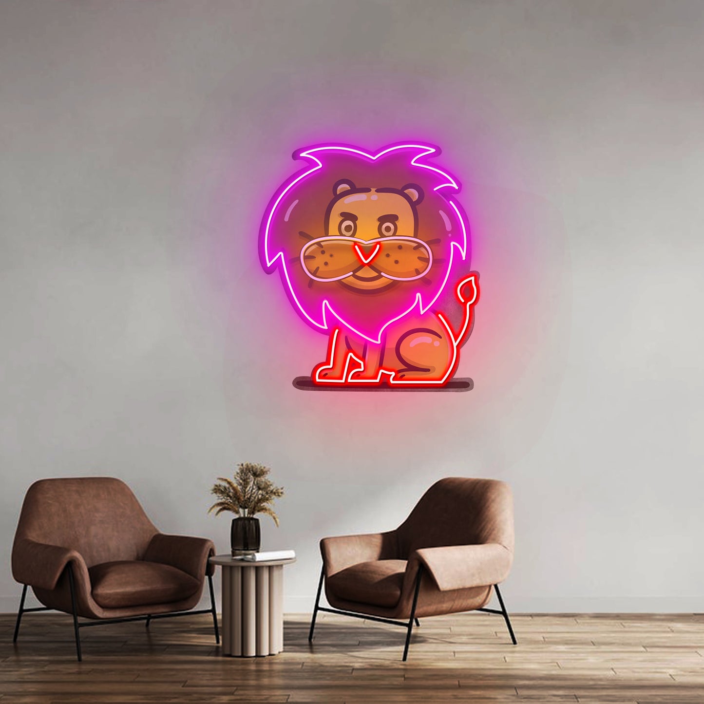 Stupid Lion Led Neon Sign Light Custom Led Signs