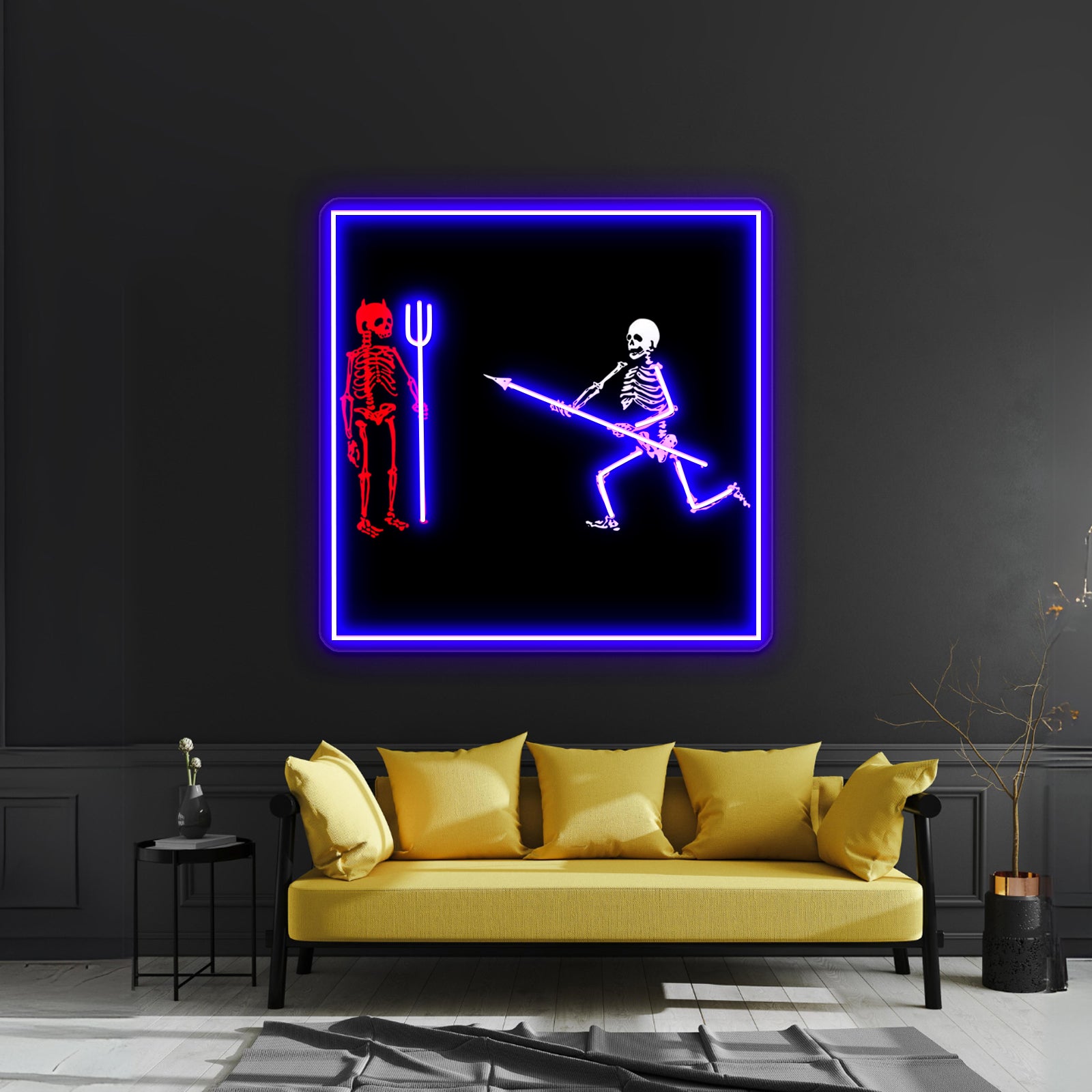 Sturgill Simpson And Skeleton Artwork Neon Signs For Sale | Shineneon