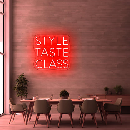 Style Taste Class Custom Led Neon