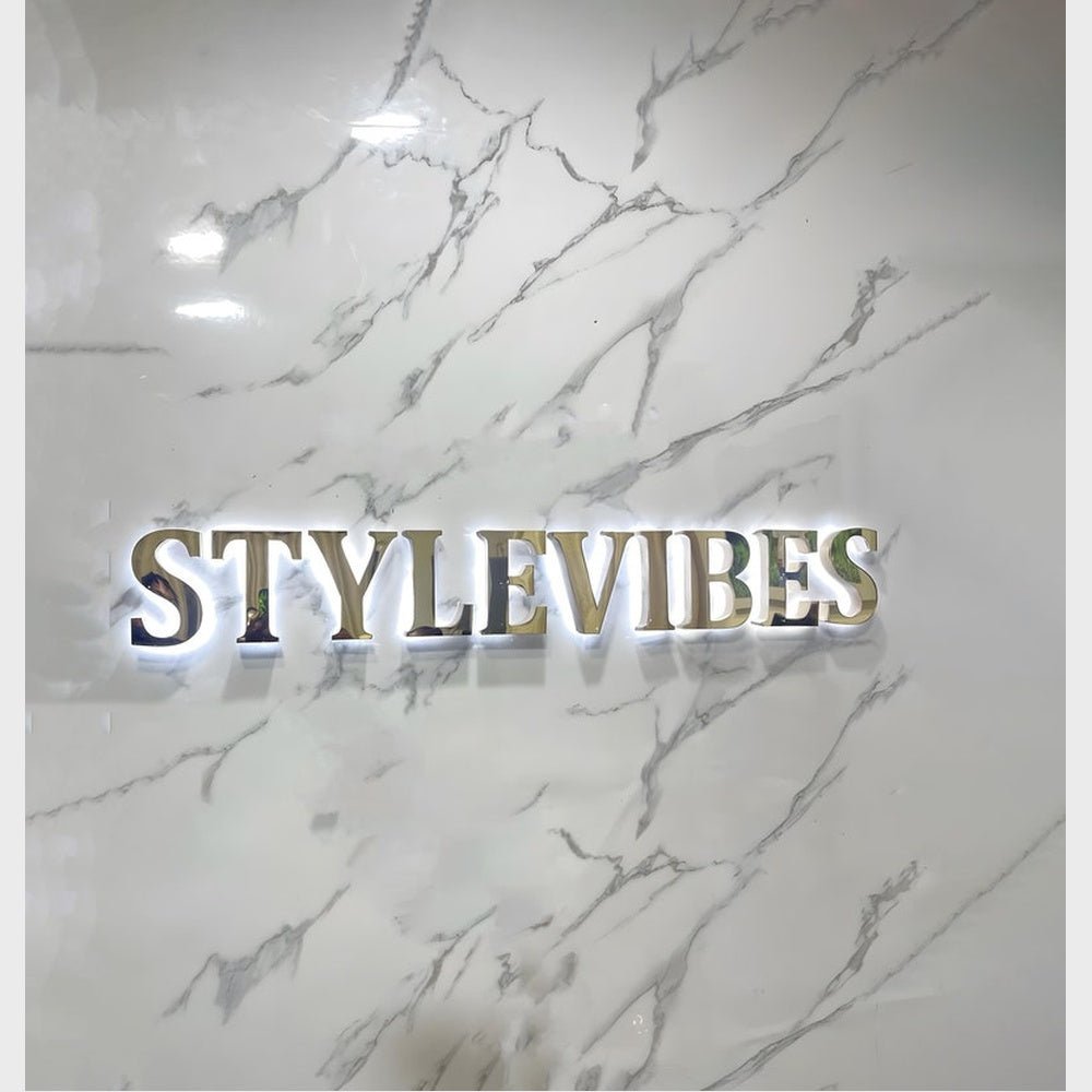 Stylevibes 3D Backlit Channel Letters Led Light Sign - Shineneon