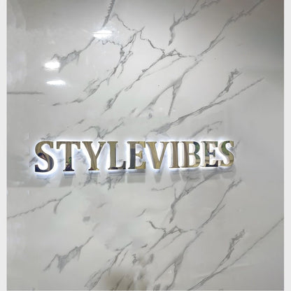 Stylevibes 3D Backlit Channel Letters Led Light Sign - Shineneon