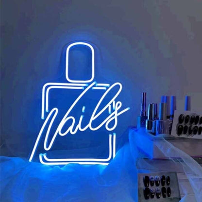 Stylish Nail Polish Nail Salon Neon Sign | Shineneon