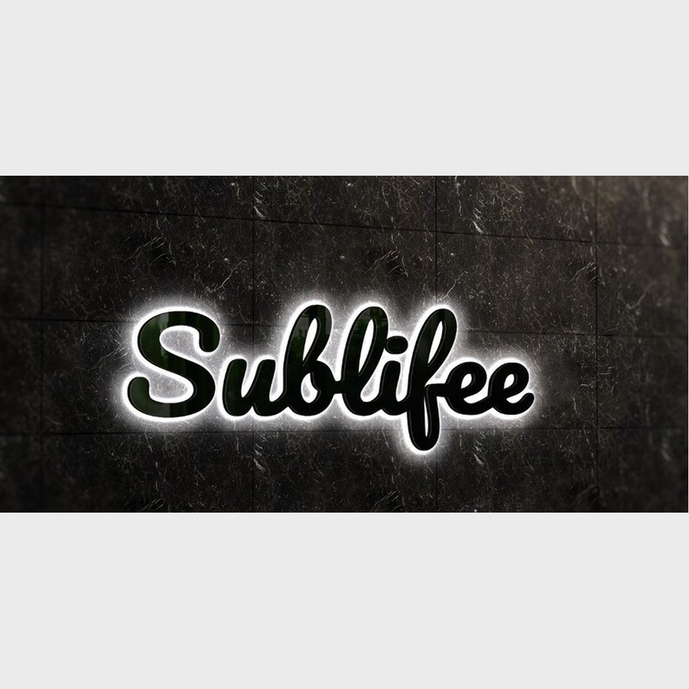 Sublifee 3D Backlit Channel Letters Led Light Sign - Shineneon