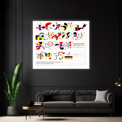 Succession Wassily Kandinsky Abstract Art Wall Artwork Neon Signs