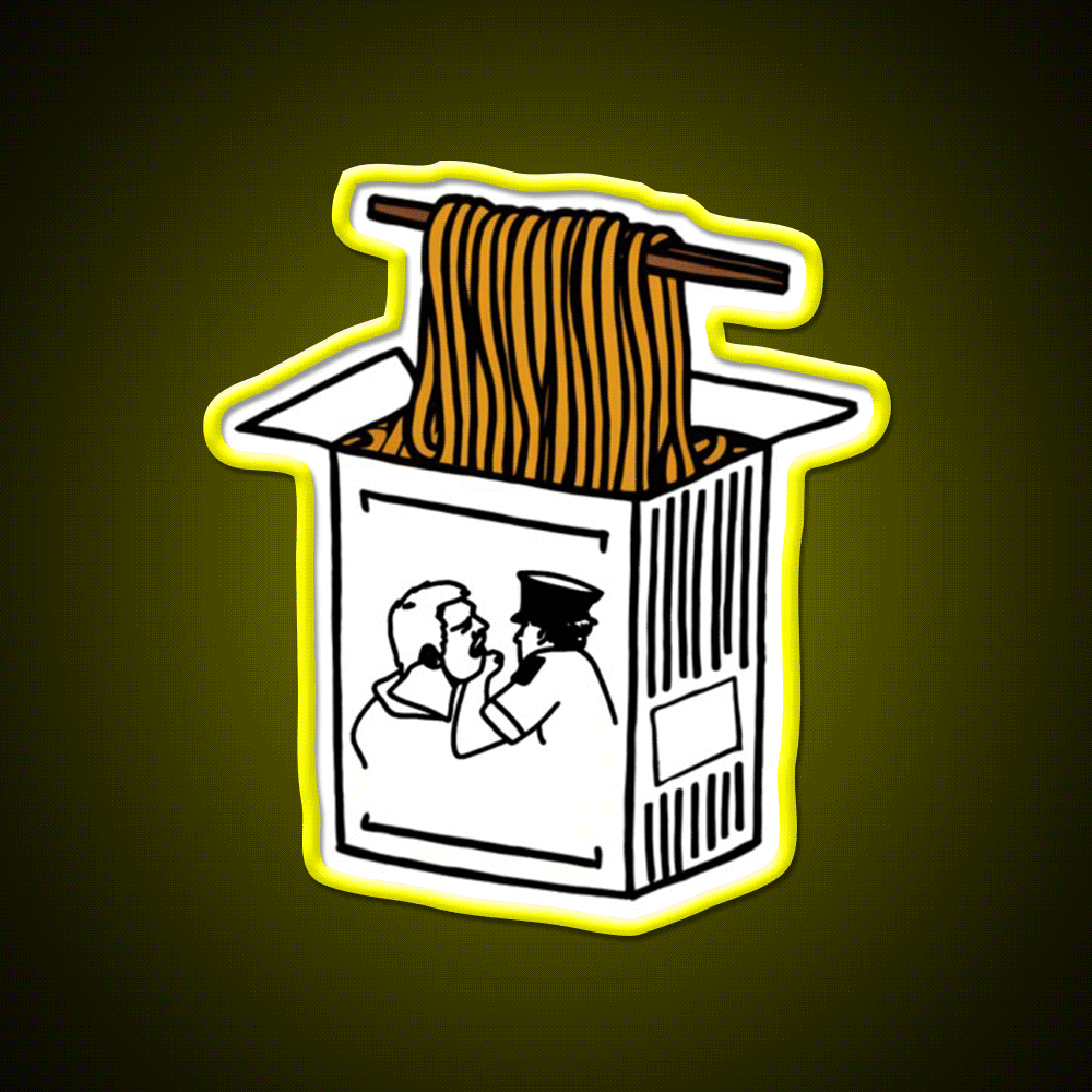 Succulent Chinese Meal Democracy Manifest Led Neon Sign Chinese Food Rgb Color