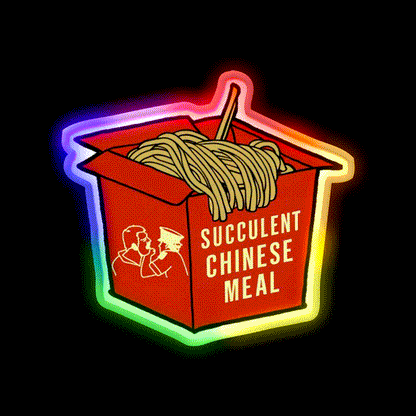 Succulent Chinese Meal Led Neon Sign Chinese Food Rgb Color