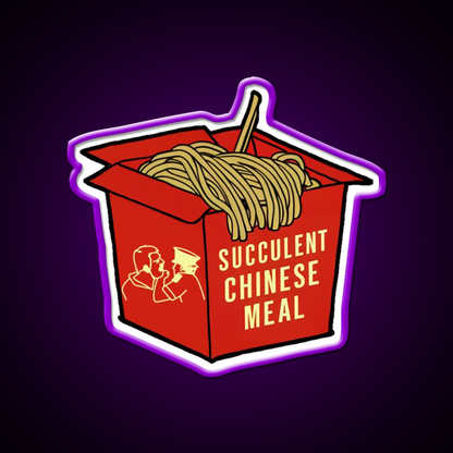 Succulent Chinese Meal Led Neon Sign Chinese Food Rgb Color