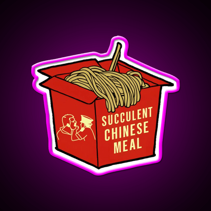 Succulent Chinese Meal Led Neon Sign Chinese Food Rgb Color - Shineneon
