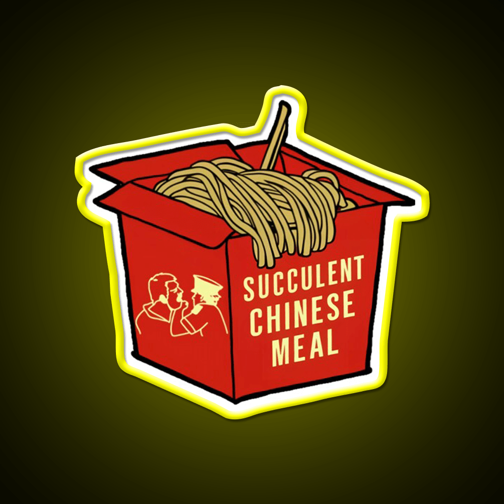 Succulent Chinese Meal Led Neon Sign Chinese Food Rgb Color - Shineneon