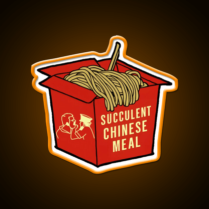 Succulent Chinese Meal Led Neon Sign Chinese Food Rgb Color - Shineneon