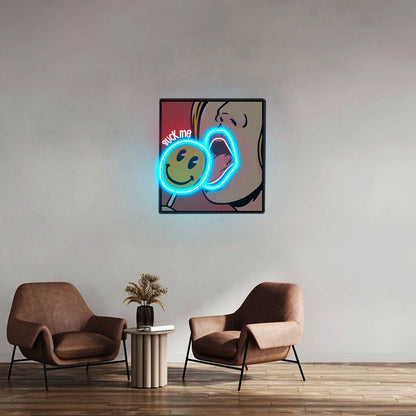 Suck Me Led Neon Artwork For Sale - Shineneon