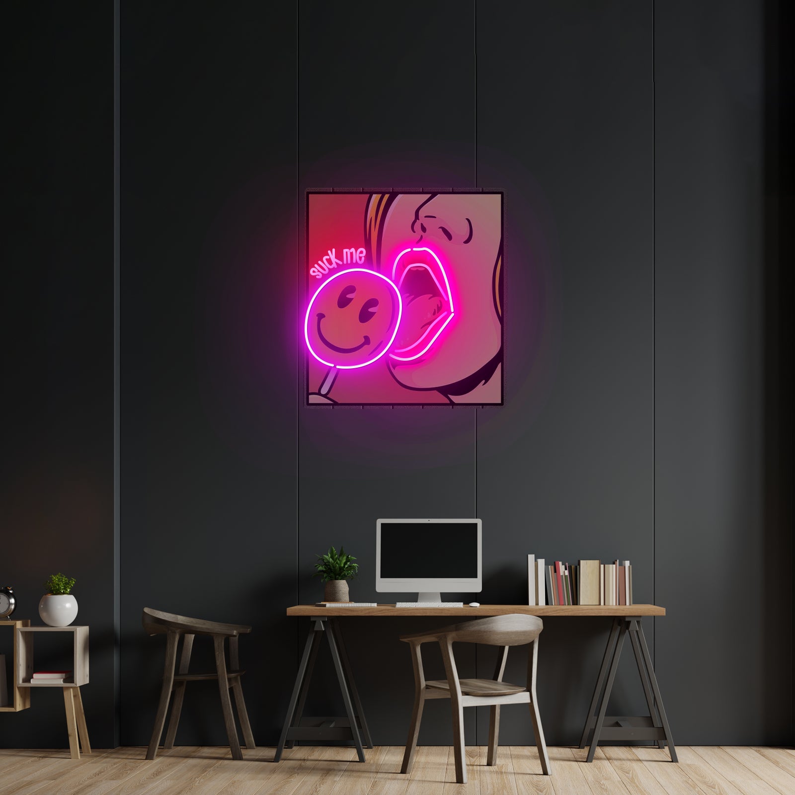 Suck Me Led Neon Artwork For Sale
