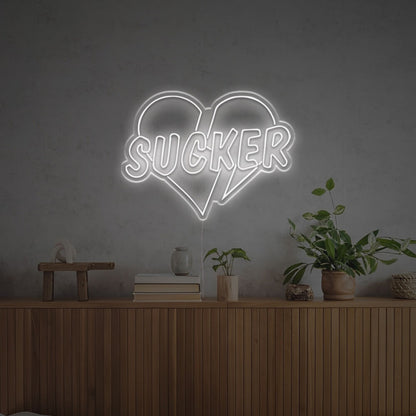 Sucker With Broken Heart Led Neon Sign | Shineneon