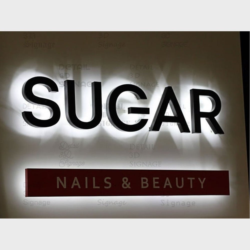 Sugar Nails Beauty 3D Backlit Channel Letters Led Light Sign - Shineneon