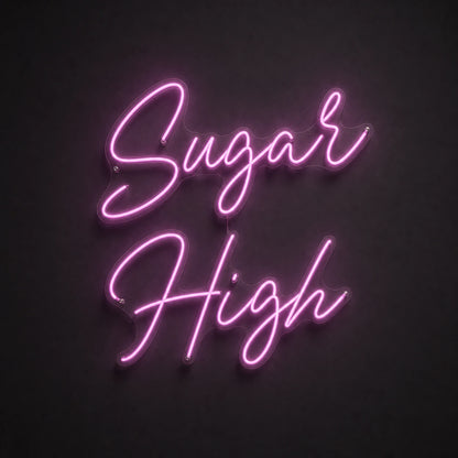 Sugar Rush LED Neon Sign Garage Man Cave Neon Sign main product image