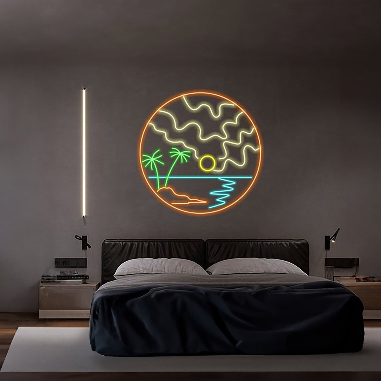 Summer Beach Neon Sign Wall Decor