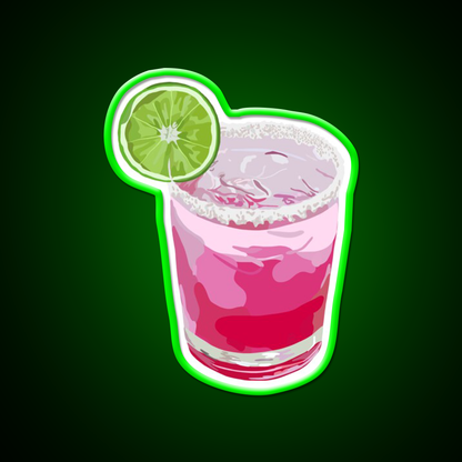 Summer Cocktail Illustration Cocktail Bar Decor Led Neon Sign Rgb Color - LED neon sign view 8
