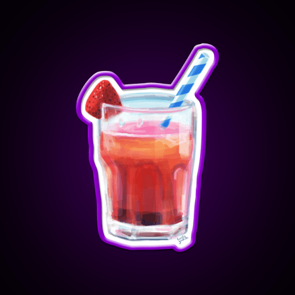 Summer Drink Cocktail Bar Decor Led Neon Sign Rgb Color - Shineneon