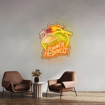 Summer Freshness Coconut Led Neon Sign Light Custom Led Signs - Shineneon