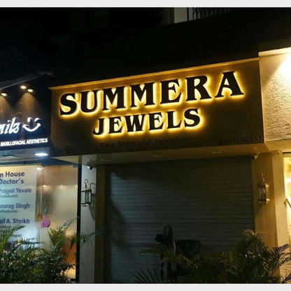 Summer Jewels 3D Backlit Channel Letters Led Light Sign - Shineneon
