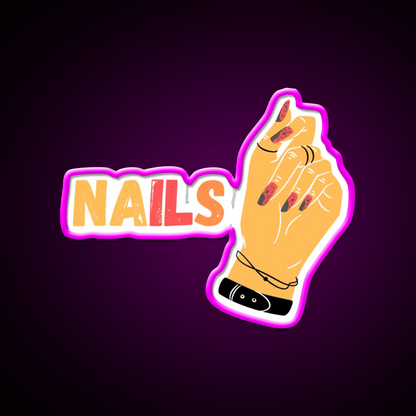 Summer Nails 2023 Nail Salon Led Neon Sign Rgb Color - Shineneon