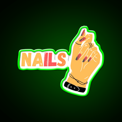 Summer Nails 2023 Nail Salon Led Neon Sign Rgb Color - Shineneon