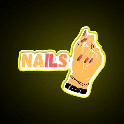 Summer Nails 2023 Nail Salon Led Neon Sign Rgb Color - Shineneon