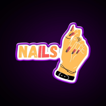Summer Nails 2023 Nail Salon Led Neon Sign Rgb Color - Shineneon