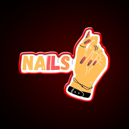 Summer Nails 2023 Nail Salon Led Neon Sign Rgb Color - Shineneon