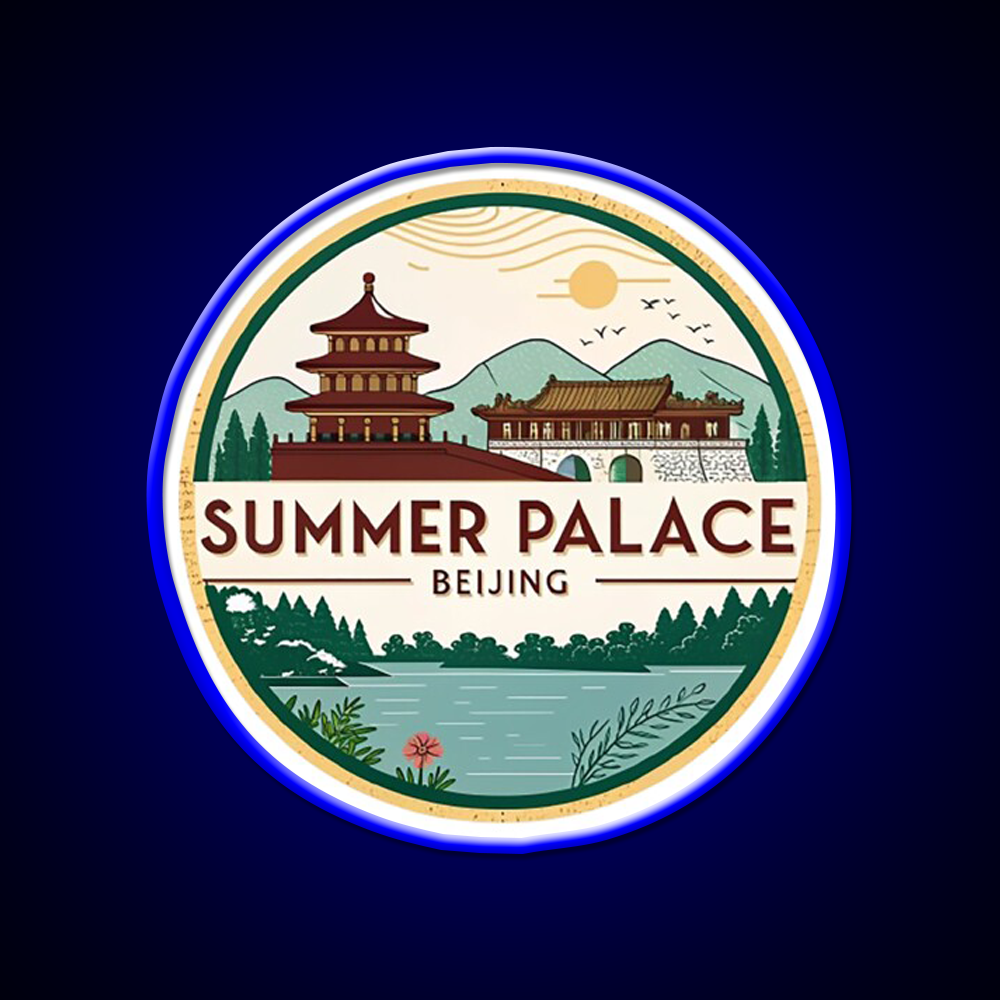 Summer Palace Beijing Asian Cultural Led Neon Sign Rgb Color - LED neon sign view 5