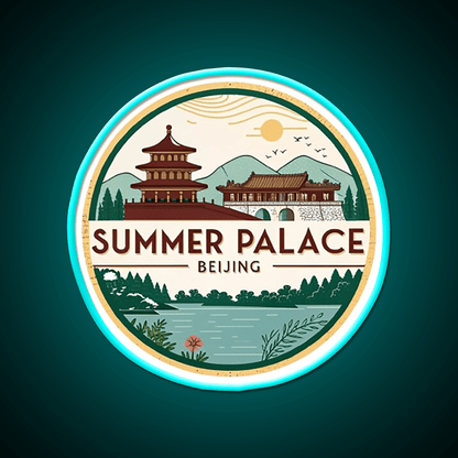 Summer Palace Beijing Asian Cultural Led Neon Sign Rgb Color - Shineneon