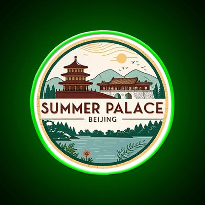 Summer Palace Beijing Asian Cultural Led Neon Sign Rgb Color - Shineneon