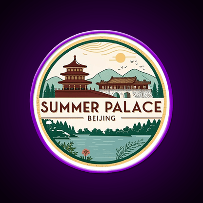 Summer Palace Beijing Asian Cultural Led Neon Sign Rgb Color - Shineneon