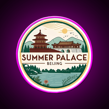 Summer Palace Beijing Asian Cultural Led Neon Sign Rgb Color - Shineneon