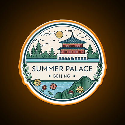 Summer Palace Beijing Asian Cultural Led Neon Sign Wall Art Rgb Color - LED neon sign view 6