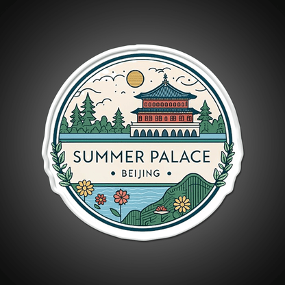 Summer Palace Beijing Asian Cultural Led Neon Sign Wall Art Rgb Color - Shineneon