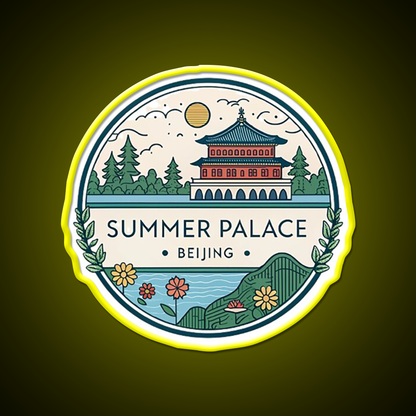 Summer Palace Beijing Asian Cultural Led Neon Sign Wall Art Rgb Color - LED neon sign view 7