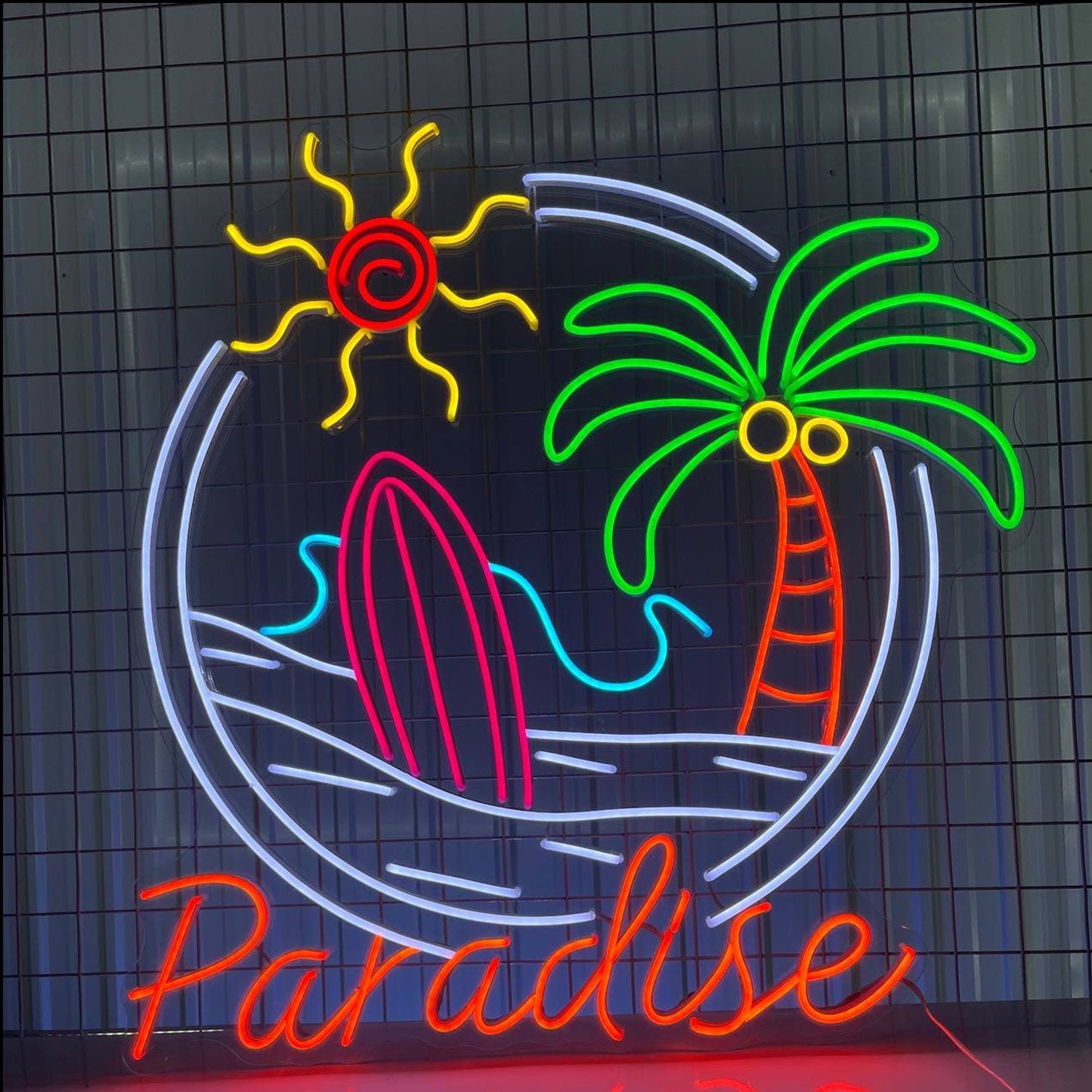 Summer Paradise Led Sign