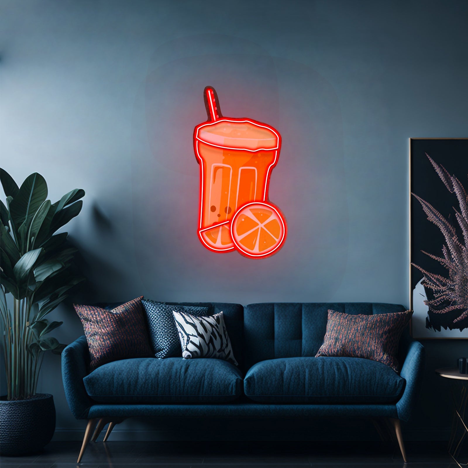 Summer Refreshments Neon Acrylic Artwork