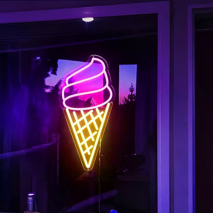 Summer Scoopsluscious Ice Cream Led Neon Sign | Shineneon