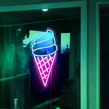 Summer Scoopsluscious Ice Cream Led Neon Sign | Shineneon