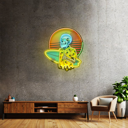 Summer Skull Vibe Led Neon Sign Light Custom Led Signs - Shineneon