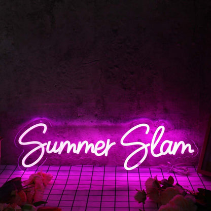 Summer Slam Purple Led Neon Sign - Shineneon