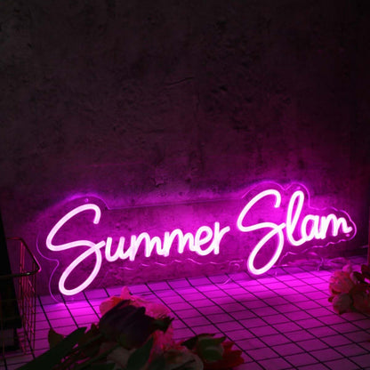 Summer Slam Purple Led Neon Sign - Shineneon