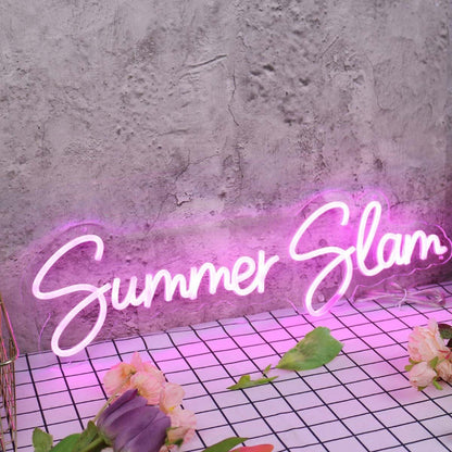 Summer Slam Purple Led Neon Sign - Shineneon