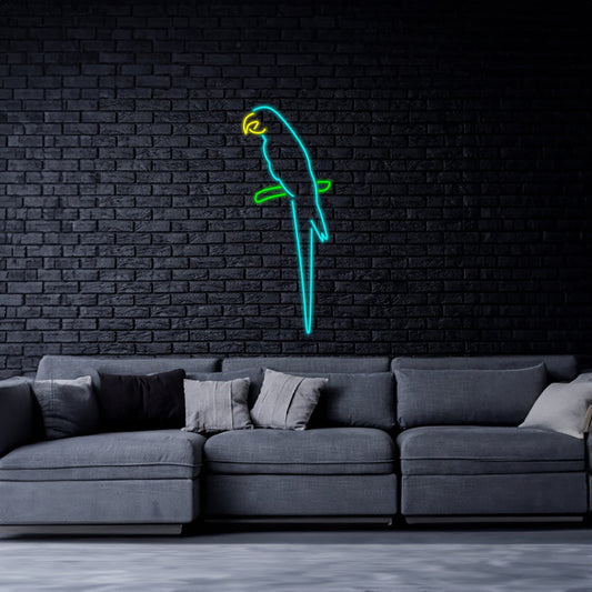 Summer Tropical Parrot Led Light Neon