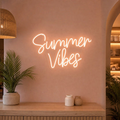 Summer Vibes Wall Decor LED Neon Sign Garage Man Cave Neon Sign - Shineneon