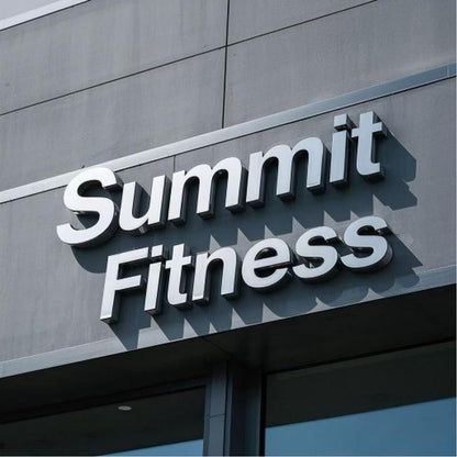 Summit Fitness 3D Backlit Channel Letters Led Light Sign - Shineneon