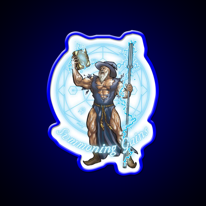 Summoning Gains Gym Fitness Led Neon Sign Rgb Color